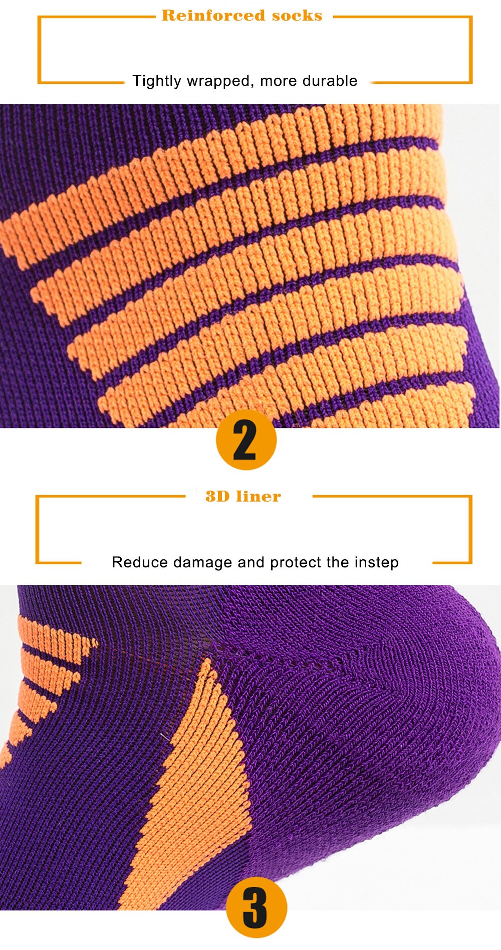 Men's Striped Coolmax Ankle Sports Socks