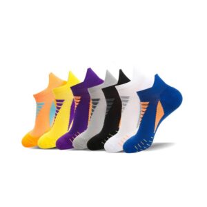 Men's Striped Coolmax Ankle Sports Socks